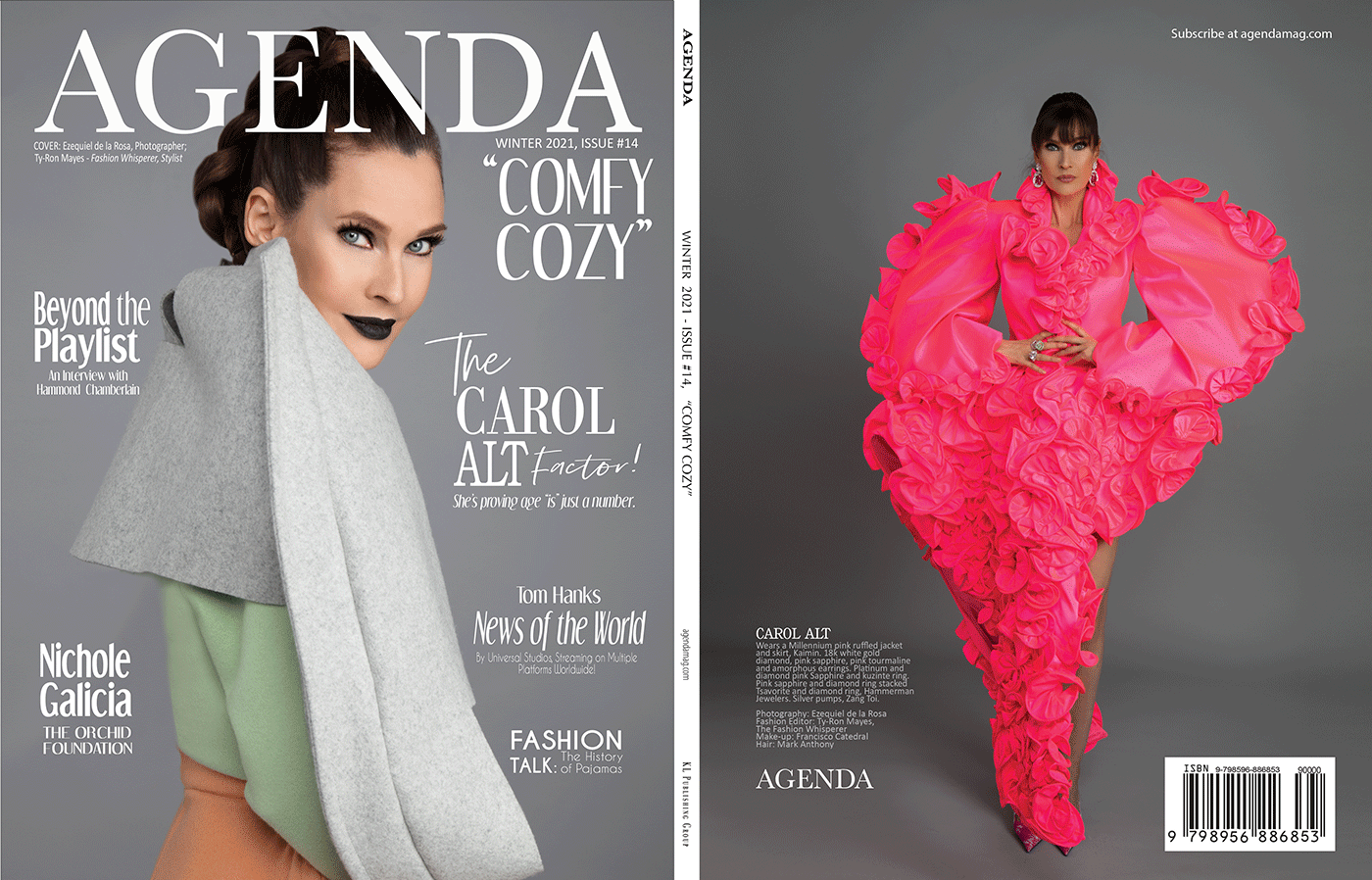 Carol Alt on AGENDA Issue 14 Covers